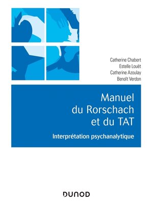 cover image of Manuel du Rorschach et du TAT